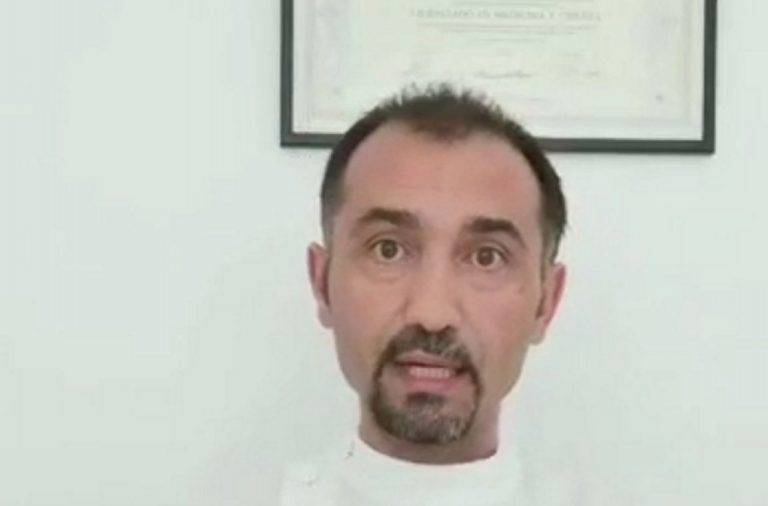 FOTOGRAFÍA. NAVARRA (ESPAÑA), 12.08.2020. Mensaje Doctor Arturo Vinuesa, médico de familia, Medico integrativo, colegiado en navarra, número 5725, sobre las mascarillas, los test pcr, la manipulación de la televisión y prensa, etc sobre el covid 19 (coronavirus). Lasvocesdelpueblo (Ñ Pueblo)