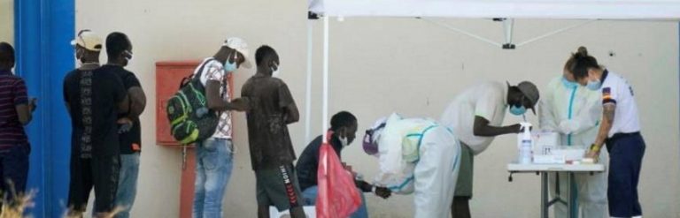 Unos 200 temporeros confinados por covid 19 desde hace 15 días en la (IFAB) de Albacete (España)