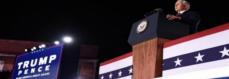 Mike Pence: «Joe Biden (Partido Demócrata) es el caballo de Troya de la izquierda radical»