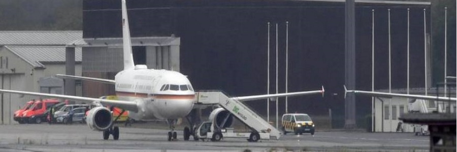 FOTOGRAFÍA. BERLÍN (ALEMANIA), 22.08.2020. El opositor ruso Alexei Navalni llegó este sábado al aeropuerto de Tegel en Berlín desde Siberia a bordo de un avión. Efe