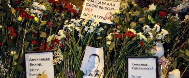 El dictador comunista de Bielorrusia pide auxilio a Rusia ante las protestas en todo el país