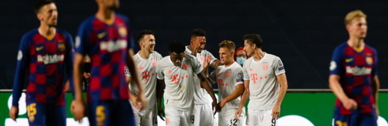 El Bayern aplica un severo correctivo al FC Barcelona (2-8) en los cuartos de final de la Champions