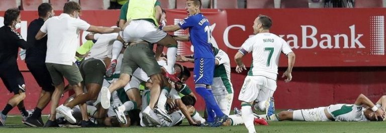 Elche regresa a Primera División al batir al Gerona, (0-1) gol de Pere Milla en el minuto 96 