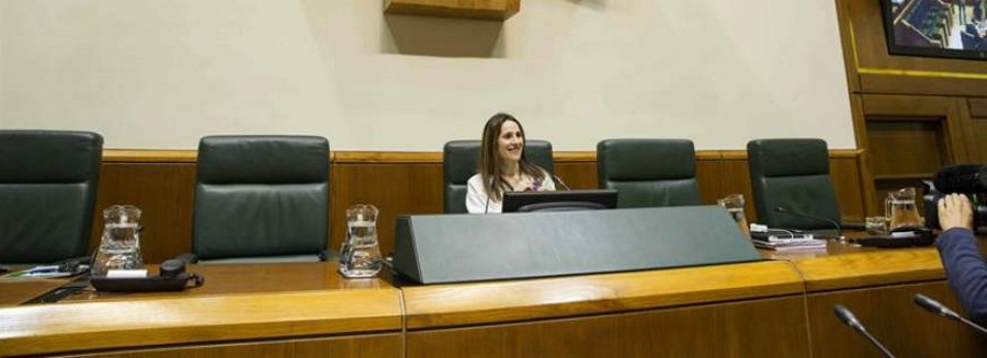 FOTOGRAFÍA. PARLAMENTO VASCO (VITORIA) ESPAÑA, AÑO 2020. La presidente del Parlamento Vasco, Bakartxo Tejeria. Efe