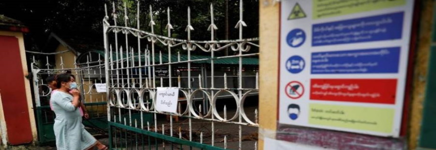 FOTOGRAFÍA. RANGÚN (BIRMANIA), 28.08.2020. Birmania ha decidido cerrar todos los institutos del país como consecuencia de un rebrote de la COVID-19 en los últimos días. Efe