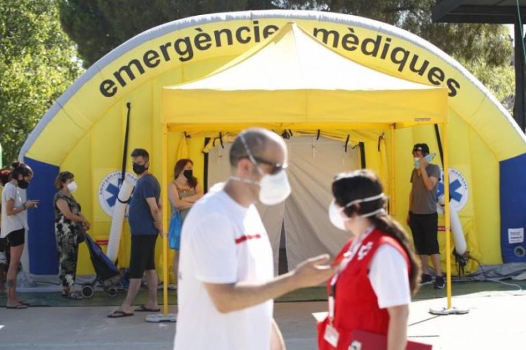 Cataluña suma 1.181 infectados por covid (total 104.291 infectados) y 10 muertos (total 12.812 muertos)