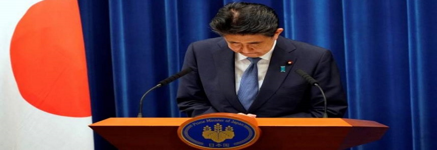 FOTOGRAFÍA. TOKIO (JAPÓN), 28.08.2020. Shinzo Abe confirmó hoy su intención de renunciar próximamente como primer ministro de Japón por razones de salud. Efe