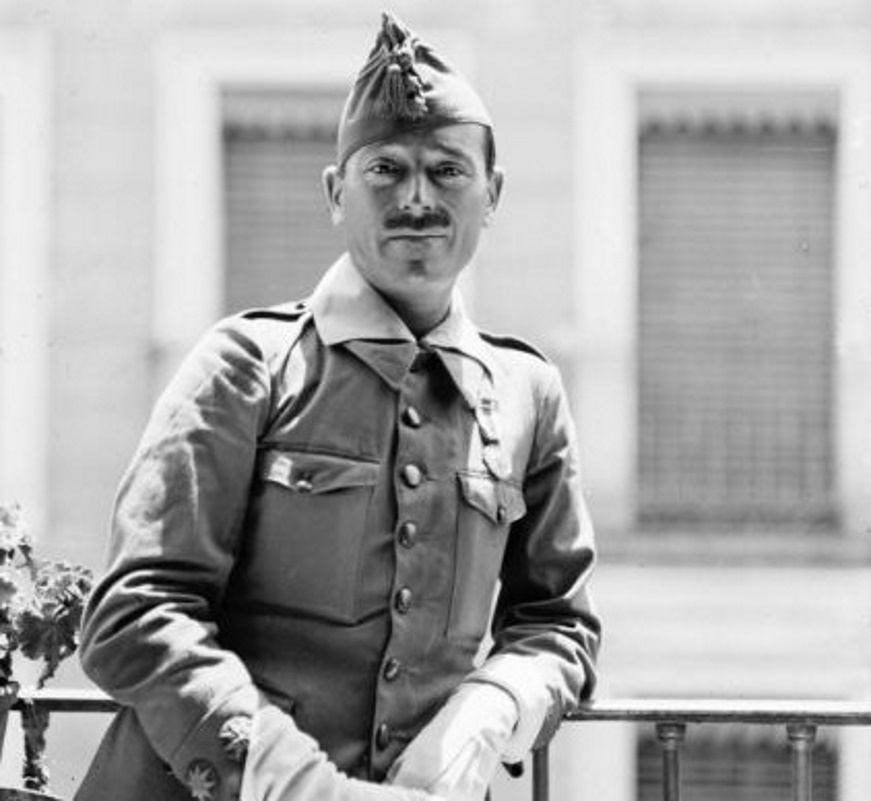 FOTOGRAFÍA. AÑOS 1920. Imagen del retrato del teniente coronel José Millán Astray, jefe de la Legión. Efe