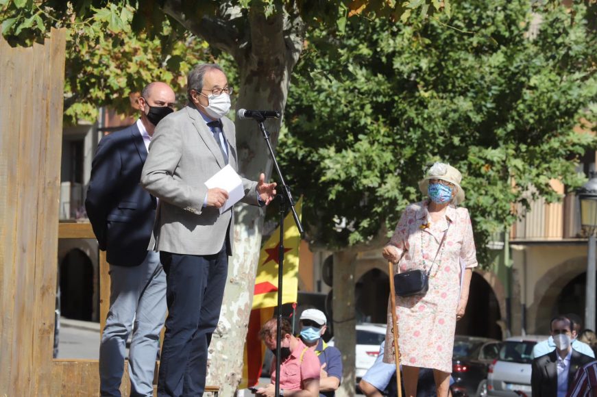 FOTOGRAFÍA. BALAGUER (LÉRIDA) ESPAÑA, 20.09.2020. El presidente separatista de la Comunidad autónoma de Cataluña, Joaquim Torra Pla, alias Quim Torra. Efe