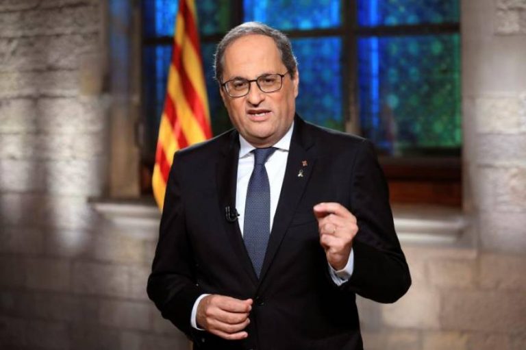 La Fiscalía al Tribunal: «Joaquim Torra Pla estaba colocado en la insumisión institucional y daba lo mismo lo que le dijera la Junta Electoral o el TSJC»