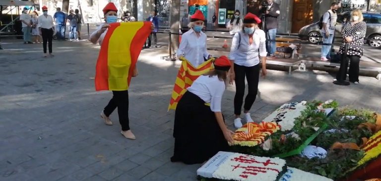 España y Catalanes rechaza el «comportamiento abusivo y prepotente» del separatismo en la Diada 2020