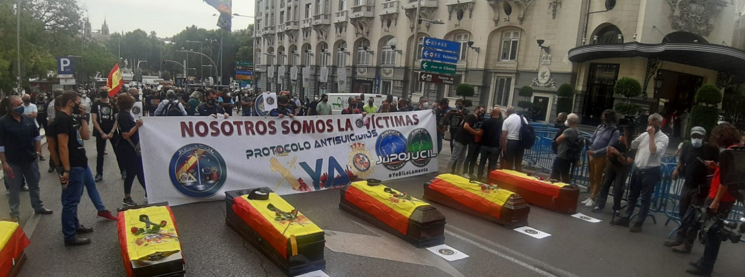 FOTOGRAFÍA. CONGRESO DE LOS DIPUTADOS (MADRID) ESPAÑA, 16.09.2020. Los agentes de la Policía Nacional y de la Guardia Civil. Ñ pueblo (1)