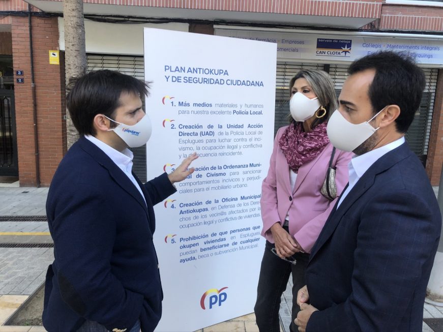 FOTOGRAFÍA. ESPLUGUES (BARCELONA) ESPAÑA, 26.09.2020. Óscar Ramírez, Llanos de Luna, Marcos Sánchez. Ñ Pueblo (1)