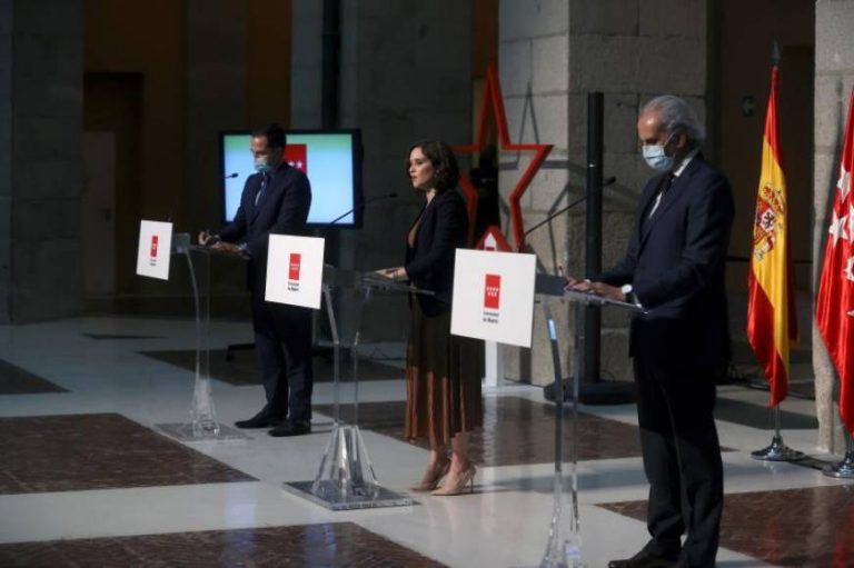 El Gobierno de Ayuso (PP) se plantea confinar Madrid: «Si es necesario cerrar Madrid, se hará»