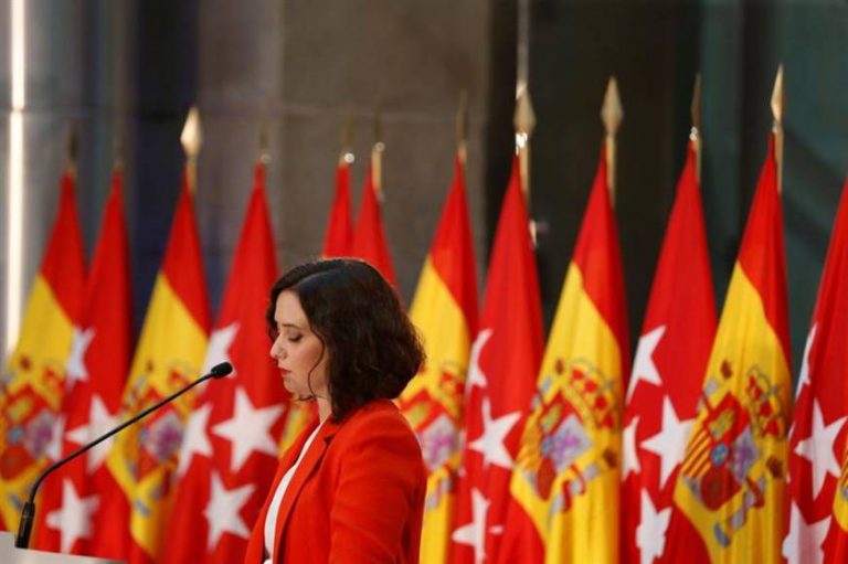Ayuso ante prohibición de Torra de viajar a Madrid: «Cataluña es España. Le guste o no a Quim Torra»