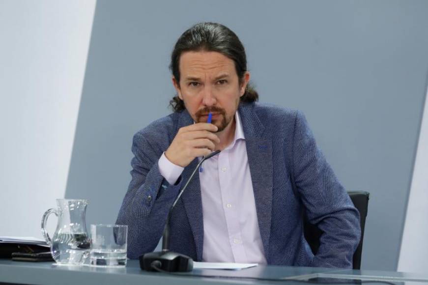 FOTOGRAFÍA. MADRID (ESPAÑA), AÑO 2020. El vicepresidente tercero del Gobierno de coalición comunista de España, Pablo Iglesias (Podemos). Efe