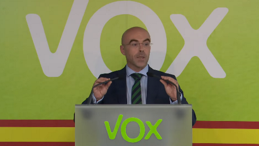 FOTOGRAFÍA. MADRID (ESPAÑA), SEDE VOX ESPAÑA, 14.09.2020. El vicepresidente de Acción Política de VOX, Jorge Buxadé. (Ñ Pueblo)