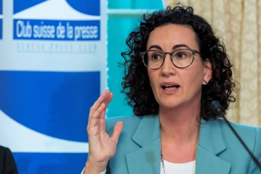 FOTOGRAFÍA. SUIZA, AÑO 2020. La huida golpista separatista secretaria general de ERC, Marta Rovira. Efe