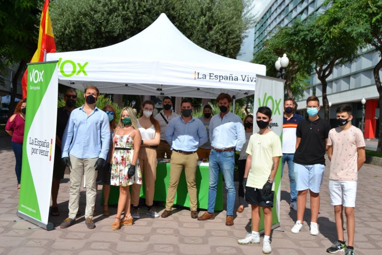 Ulecia advierte desde Tarragona de que los jóvenes de VOX no temen «coacciones totalitarias» por pensar y opinar