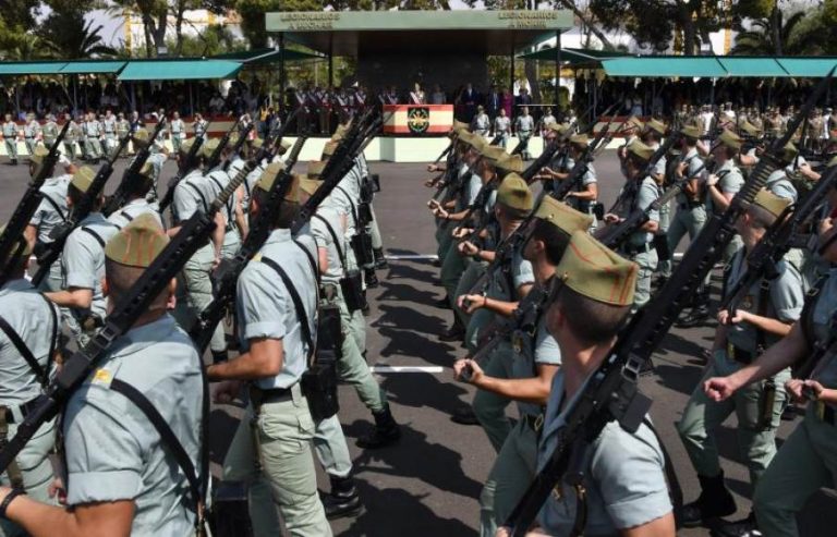 Conmemoración de los 100 años de «La Legión» con su majestad el rey felipe VI en Viator (Almería)