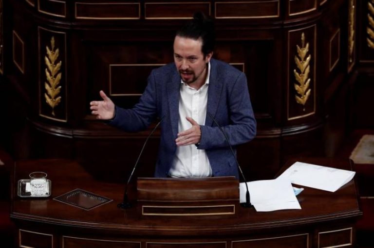 Pablo Iglesias da las gracias al PP y Casado por votar «no» a VOX y por sumarse junto a Bildu al «patrimonio de la democracia»