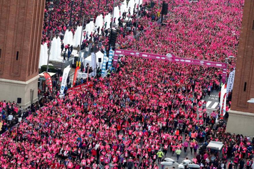 FOTOGRAFÍA. ESPAÑA, AÑO 2019. Carrera solidaria para recaudar fondos para el cáncer de mama. Efe