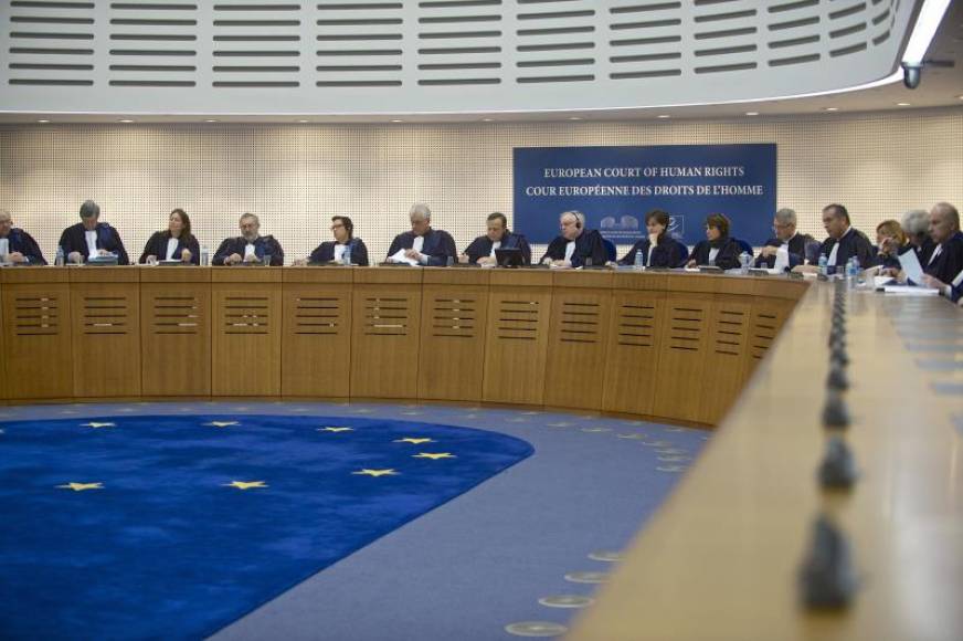 FOTOGRAFÍA. ESTRASBURGO (FRANCIA), AÑO 2019. Fotografía facilitada por el Tribunal Europeo de Derechos Humanos de Estrasburgo, de los magistrados de la Gran Sala de este tribunal. Efe