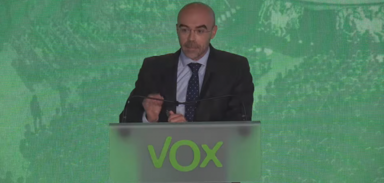 Buxadé (VOX): «El PP ha llamado» a su «a «papá Aznar» para que diga» «no» a «la Moción de censura de VOX»