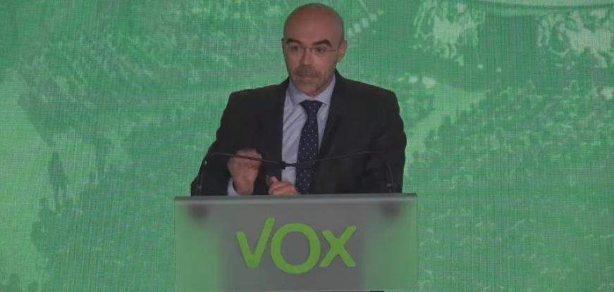 FOTOGRAFÍA. MADRID (ESPAÑA), 05.10.2020. El vicepresidente de Acción Política de VOX y jefe de la delegación de VOX en el parlamento europeo, Jorge Buxadé. Ñ Pueblo