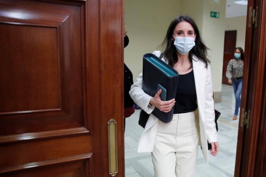 FOTOGRAFÍA. MADRID (ESPAÑA), 07.10.2020. Irene Montero Gil, la ministra de Igualdad del Gobierno de coalición de ultraizquierda del presidente Pedro Sánchez (PSOE). Efe