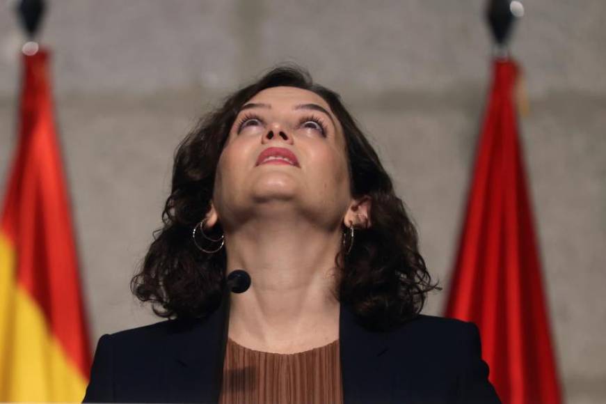FOTOGRAFÍA. MADRID (ESPAÑA), OCTUBRE DE 2020. La presidente del Gobierno de coalición del PP y Ciudadanos (Cs) de la Comunidad de Madrid, Isabel Díaz Ayuso (PP). Efe