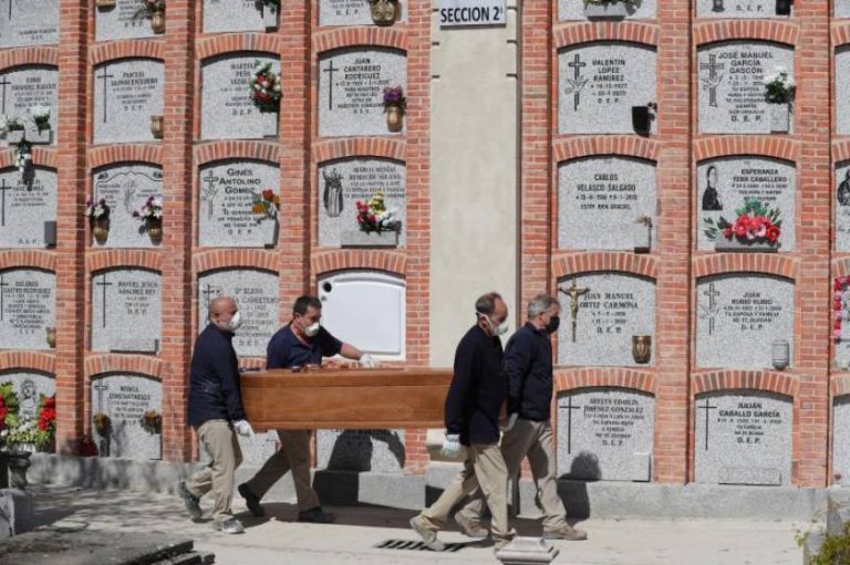 España encabeza el «número de muertos adicionales» durante el Covid 19 según «Nature Medicine»