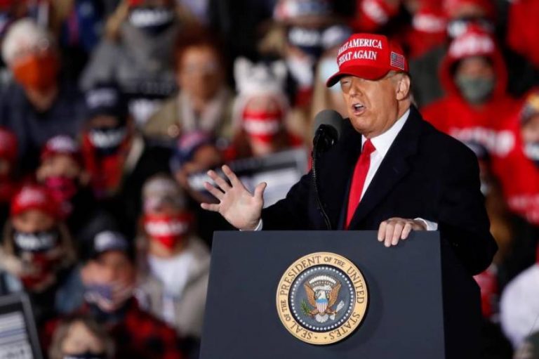 Candidato Trump: «Joe Biden es un criminal de ultraizquierda que quiere acabar con la historia de EEUU»