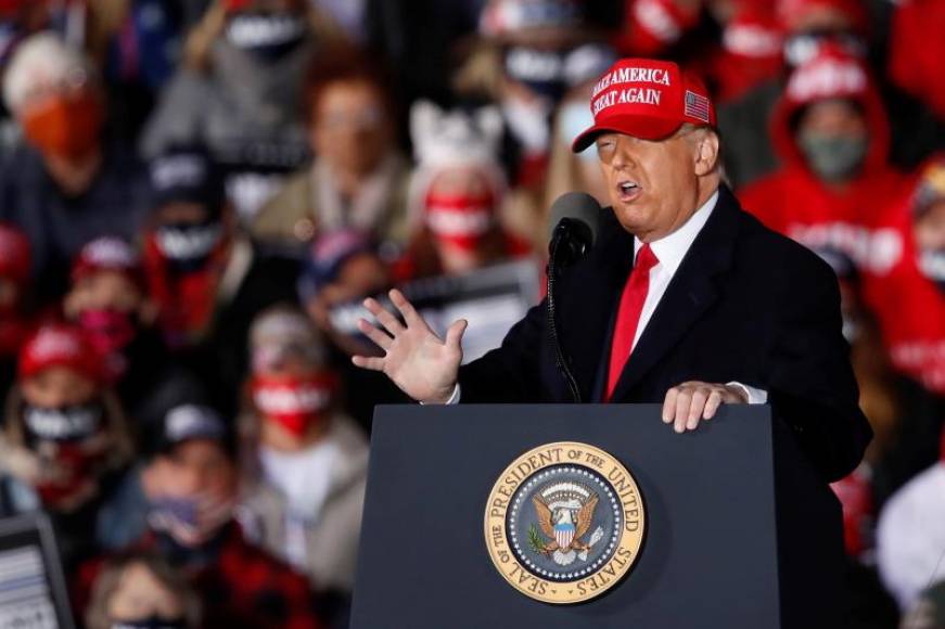 FOTOGRAFÍA. MICHIGAN (EEUU), CAMPAÑA ELECTORAL A LA PRESIDENCIA DE LOS ESTADOS UNIDOS 2020. El presidente de EE.UU, Donald J. Trump. Efe