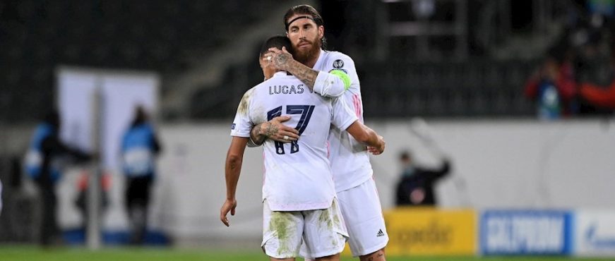 FOTOGRAFÍA. MÖNCHENGLADBACH (ALEMANIA), 27.10.2020. Liga de campeones 2020-2021. Borussia Mönchengladbach vs Real Madrid (2-2). Efe