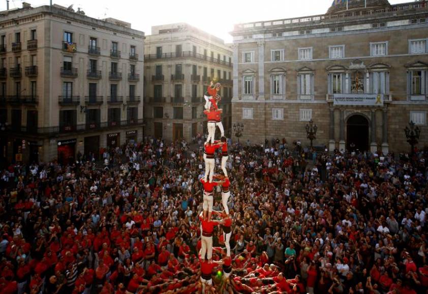 FOTOGRAFÍA. BARCELONA (ESPAÑA), AÑO 2019. Castellers Barcelona. Efe