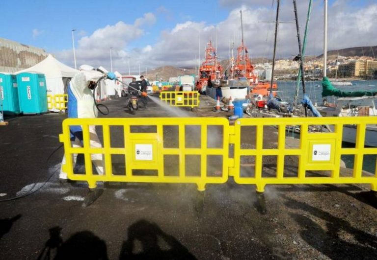 Los últimos 27 inmigrantes ilegales de Arguineguín con covid 19