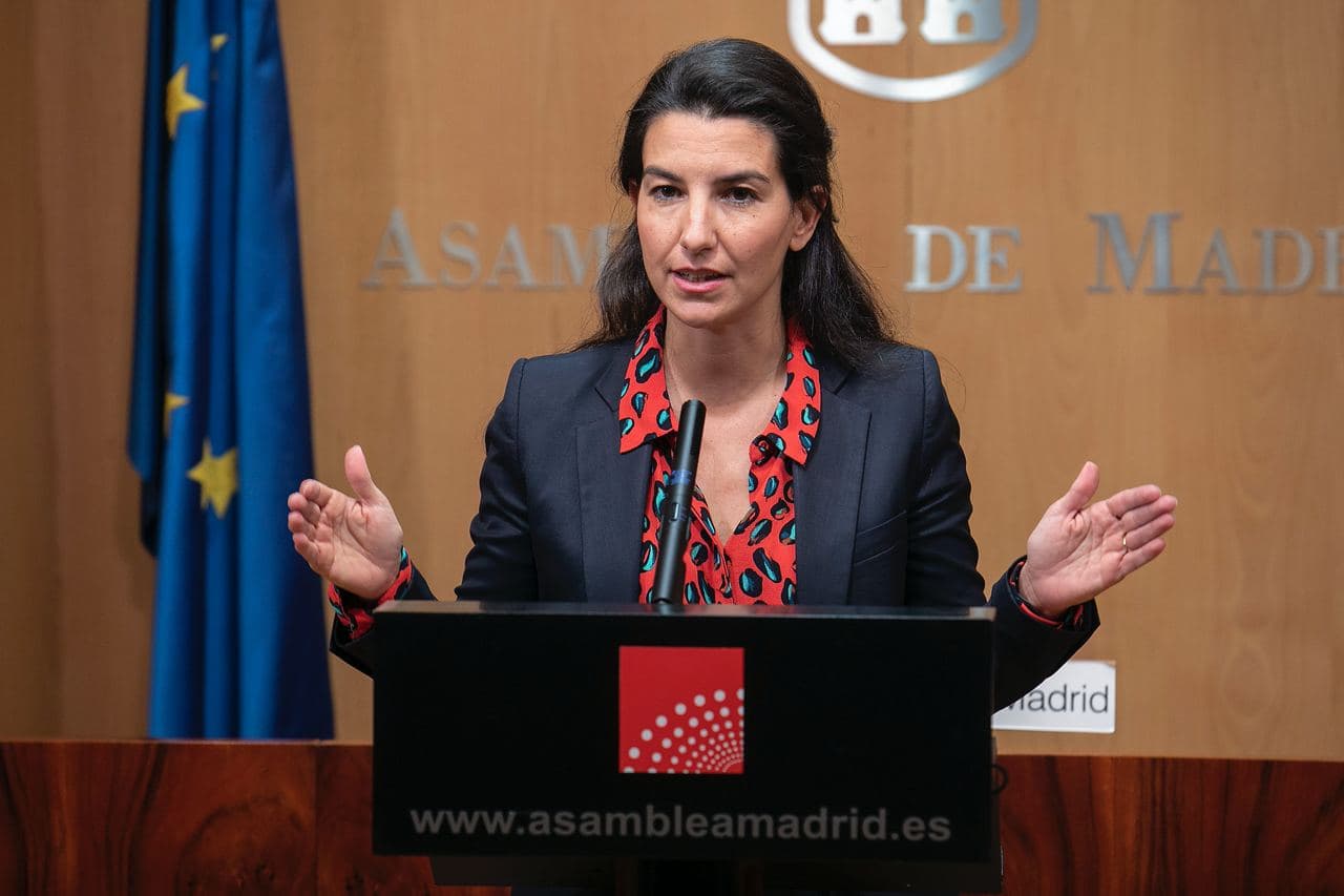 FOTOGRAFÍA. ASAMBLEA DE MADRID (ADRID) ESPAÑA, 17.11.2020. La líder madrileña de (VOX), Rocío Monasterio San Martín. Ñ Pueblo (2)