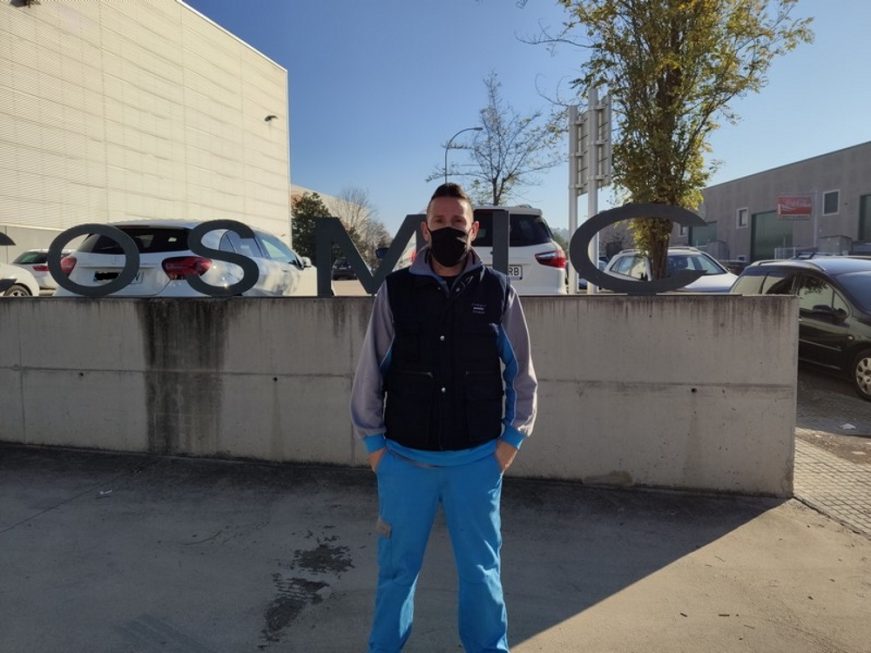 FOTOGRAFÍA. BARCELONA (ESPAÑA), 23.11.2020. El presidente de Comité de Industrias Cosmic S.A y delegado de (UGT), José Luís Ragel. Ñ Pueblo (1)