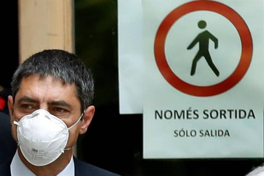 FOTOGRAFÍA. BARCELONA (ESPAÑA), 26.11.2020. Josep Lluís Trapero, se ha reunido en las últimas horas en Madrid con Director Adjunto Operativo (DAO) de la Guardia Civil. Efe