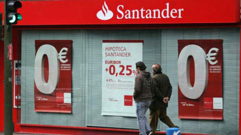 El Banco Santander plantea un ERE de 4.000 trabajadores en España