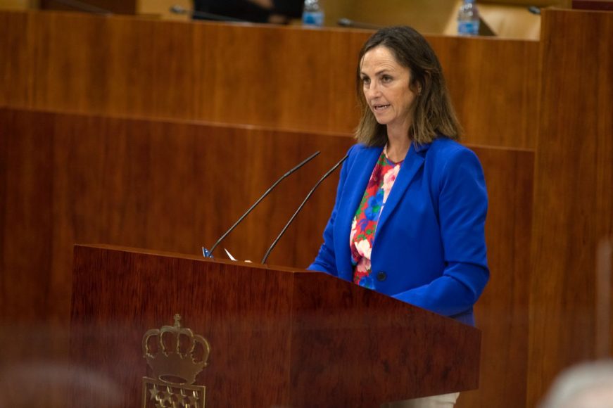 FOTOGRAFÍA. MADRID (ESPAÑA), 05.11.2020– La portavoz de Sanidad de la Voz de los Españoles (VOX) en la Asamblea de Madrid, Gádor Joya. Lasvocesdelpueblo (Ñ Pueblo)