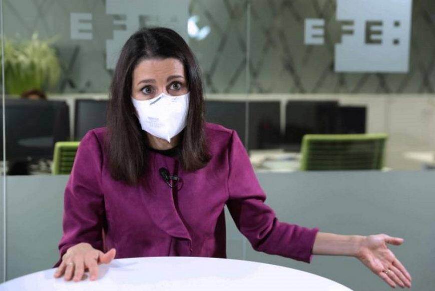 FOTOGRAFÍA. MADRID (ESPAÑA), 07.11.2020. La presidente de Ciutadans Partit de la Ciutadanía-Ciudadanos (Cs), Inés Arrimadas García. Efe