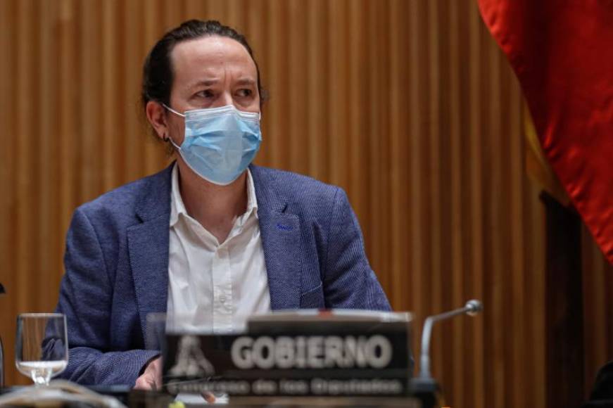 FOTOGRAFÍA. MADRID (ESPAÑA), 26.11.2020. El vicepresidente segundo del Gobierno de coalición socioseparatista y socioetarra, Pablo Iglesias (Podemos). Efe