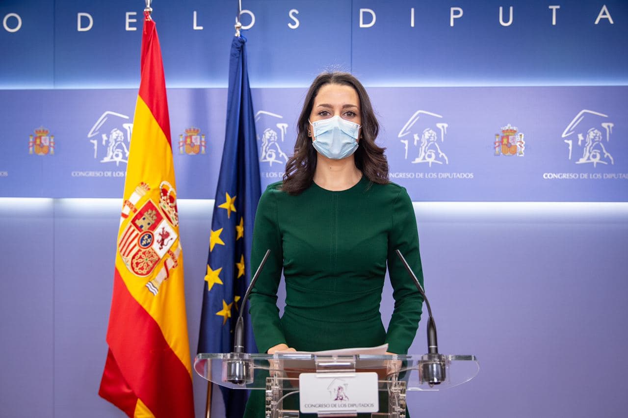 FOTOGRAFÍA. MADRID (ESPAÑA), 26.11.2020. La presidente del partid catalán Ciutadans Partit de l Ciutadanía Ciudadanos (Cs), Inés Arrimadas García. Ñ pueblo (3)