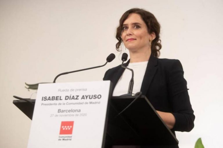 Ayuso a ERC: «Madrid es un paraíso de libertad»