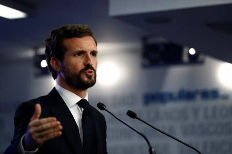 Casado considera «sociedad enferma» la nueva sociedad del «pacto» PSOE con Bildu
