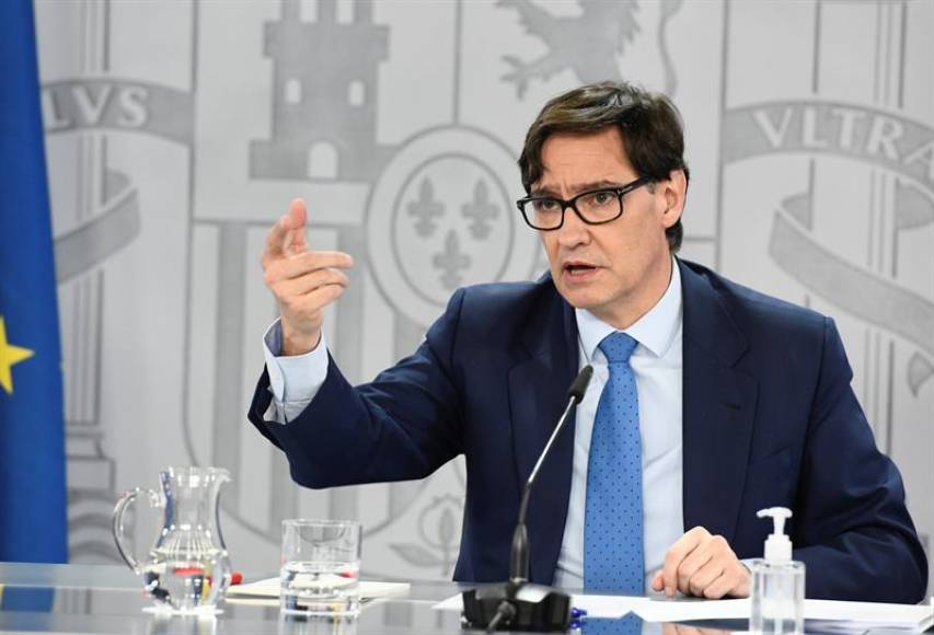 FOTOGRAFÍA. MADRID (ESPAÑA), NOVIEMBRE DE 2020. El ministro de Sanidad del gobierno socioseparatista de España, Salvador Illa Roca. Efe