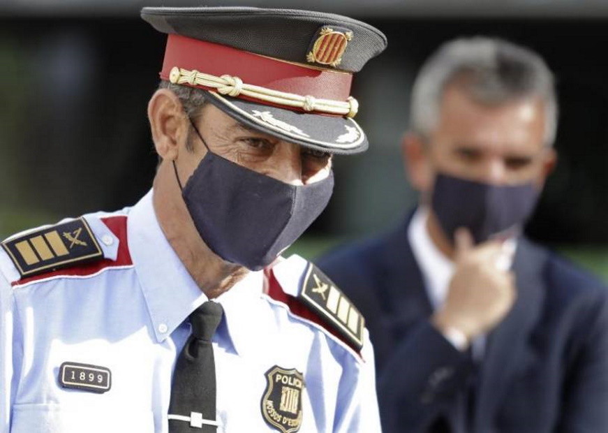 FOTOGRAFÍA. SABADELL (ESPAÑA), 13.11.2020. El restituido mayor de los Mozos de Escuadra, Josep Lluís Trapero. Efe