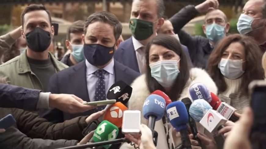 FOTOGRAFÍA. TRIBUNAL CONSTITUCIONAL (MADRID) ESPAÑA, 06.11.2020. El presidente de la formación política verde, Voz de los Españoles (VOX), Santiago Abascal Conde.. Ñ Pueblo